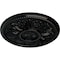 Ekena Millwork Edinburgh Ceiling Medallion (Fits Canopies up to 5 1/4"), Hand-Painted Black Pearl, 18"OD x 1 3/4"P CM18EDBPS - alternate 4
